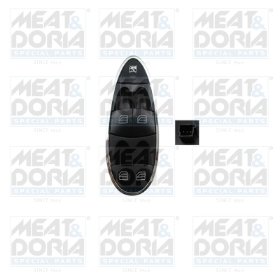Switch, window regulator